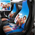Personalised Car Seat Cover Custom Car Seat Print Memorial Gifts  (For One Seat Only)