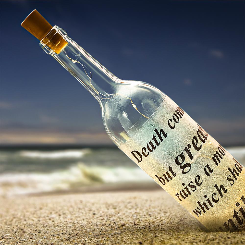 Personalized Light Up Bottle Best Friends Gift