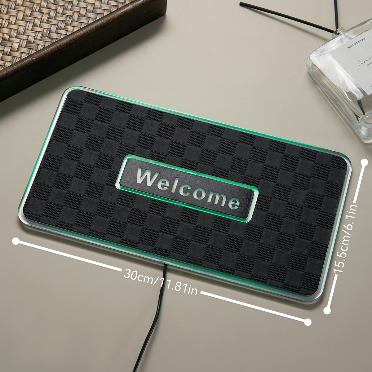 Customized Car Led Colorful Floor Mats Interior Atmosphere Lights Foot Bottom Atmosphere Lights