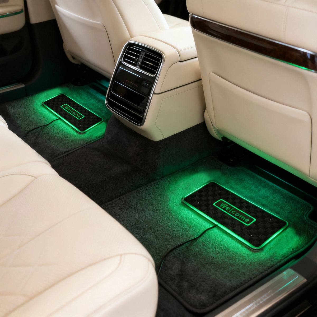 Customized Car Led Colorful Floor Mats Interior Atmosphere Lights Foot Bottom Atmosphere Lights