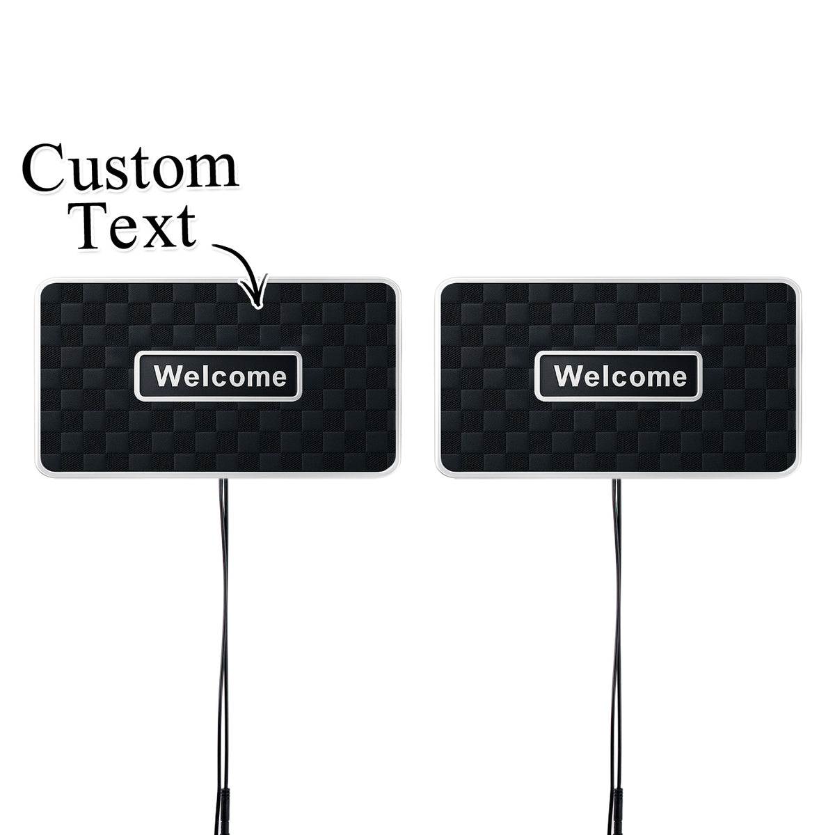 Customized Car Led Colorful Floor Mats Interior Atmosphere Lights Foot Bottom Atmosphere Lights