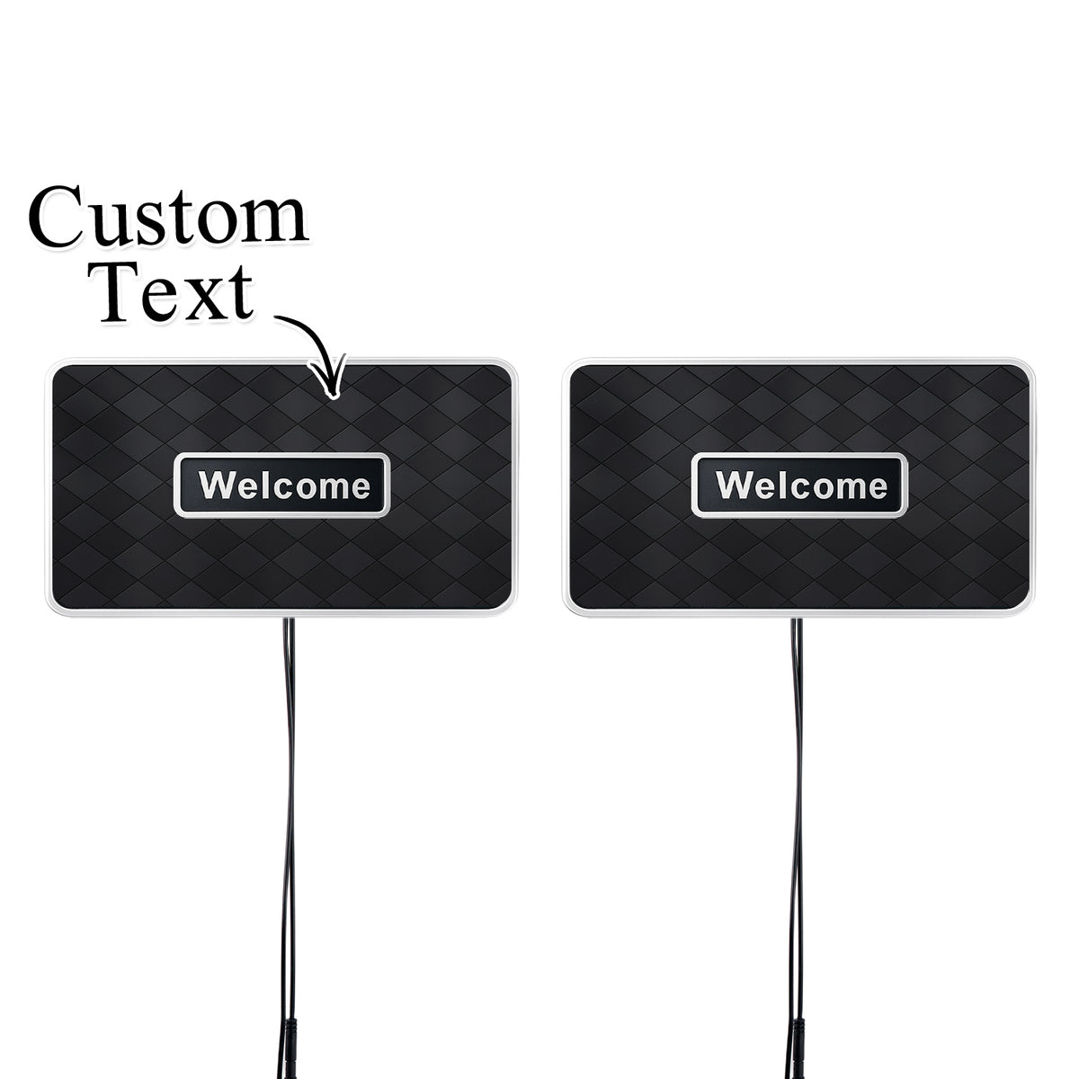 Customized Car Led Colorful Floor Mats Interior Atmosphere Lights Foot Bottom Atmosphere Lights