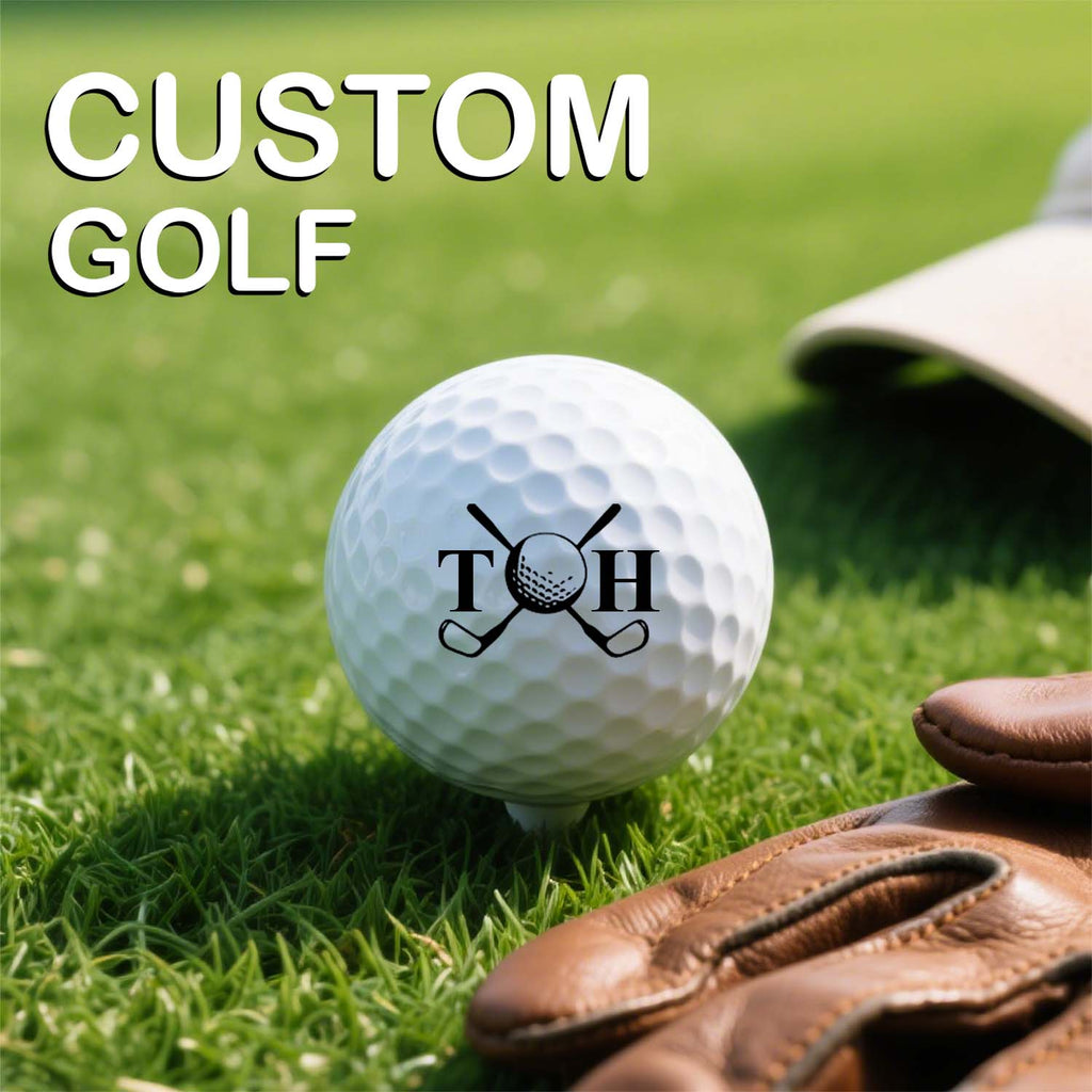 Custom Name Golf Ball Initials Sign Golf Balls Gift for Him