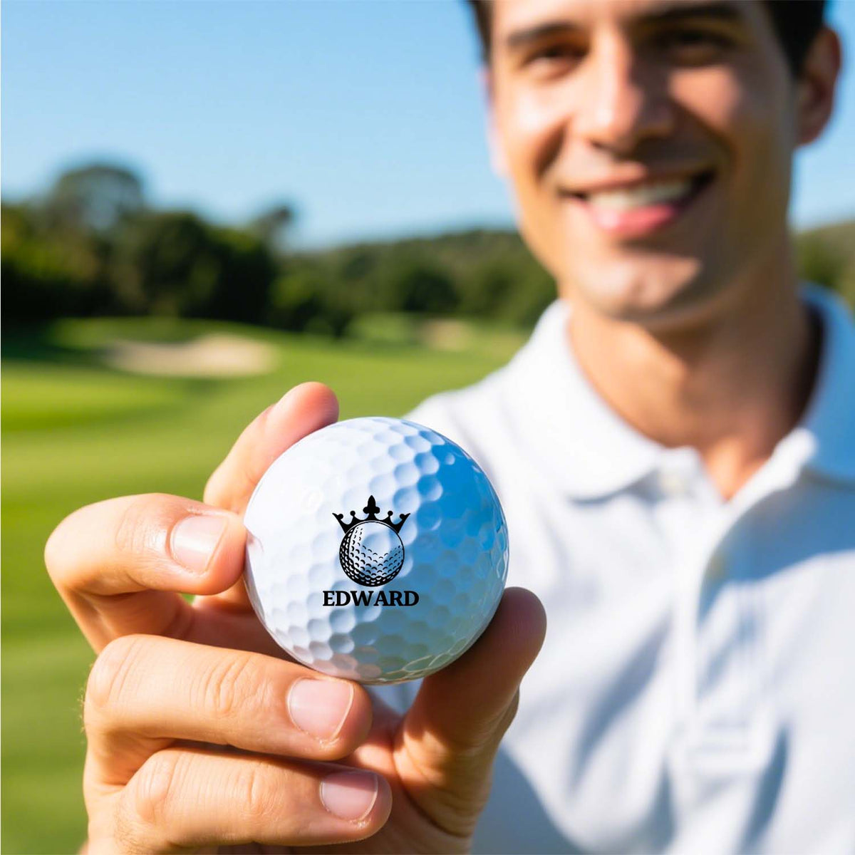 Custom Name Golf Ball Initials Sign Golf Balls Gift for Him