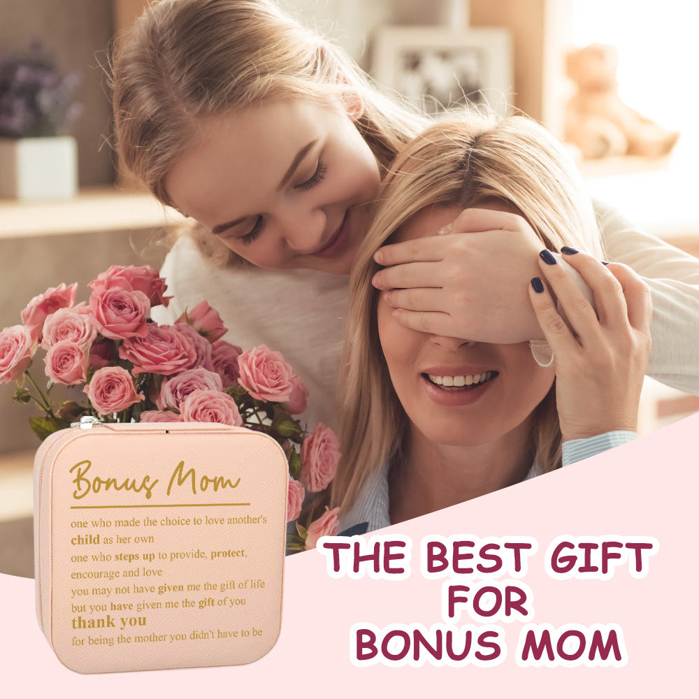 Personalized Jewelry Box Custom Jewelry Organizer Storage Gift for Bonus Mom
