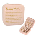 Personalized Jewelry Box Custom Jewelry Organizer Storage Gift for Bonus Mom