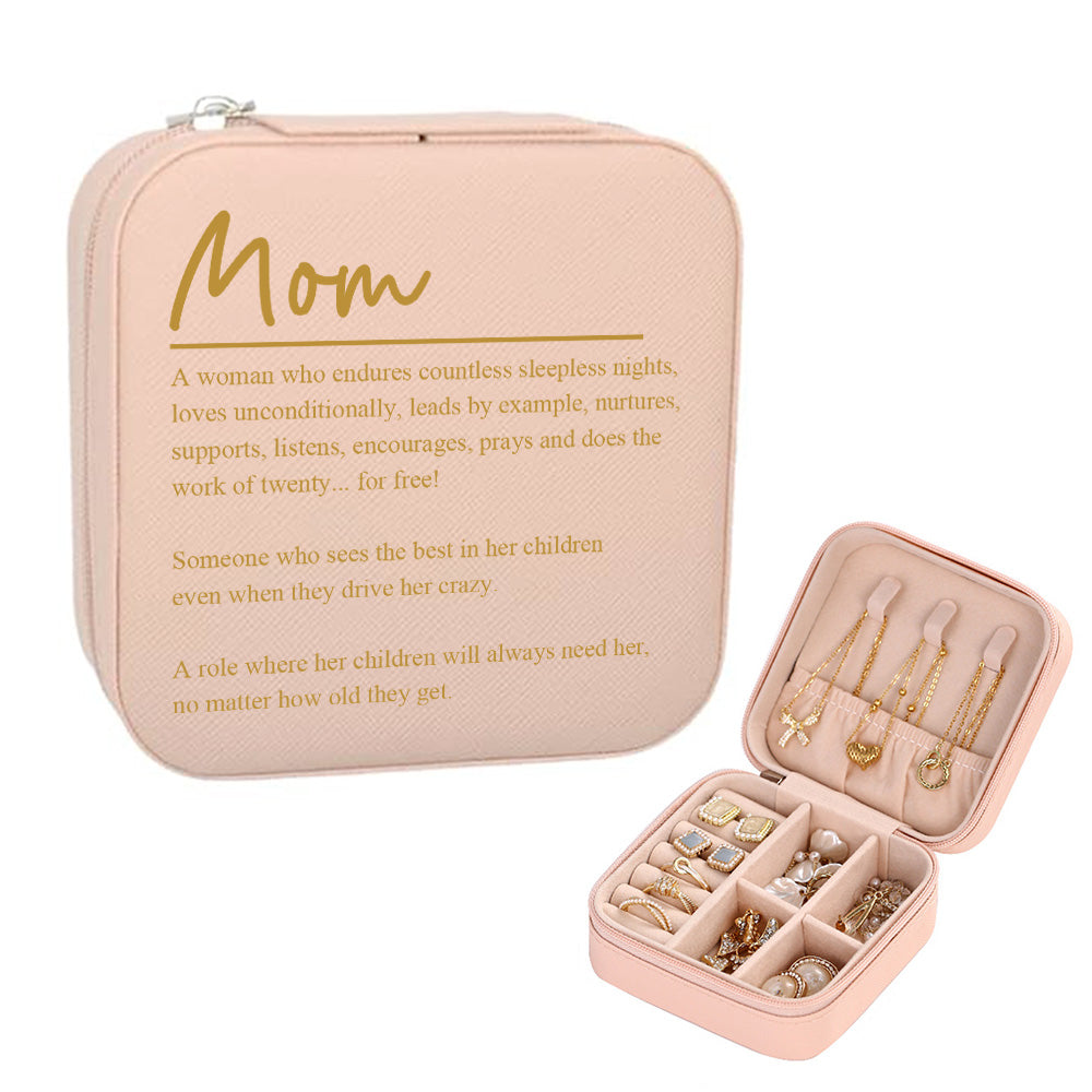 Personalized Jewelry Box Custom Jewelry Organizer Storage Gift for Mom