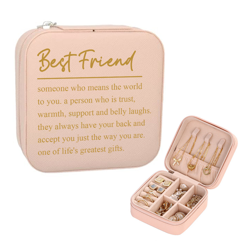 Personalized Jewelry Box Custom Jewelry Organizer Storage Gift for Best Friend