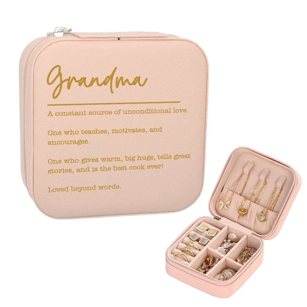 Personalized Jewelry Box Custom Jewelry Organizer Storage Gift for Grandma