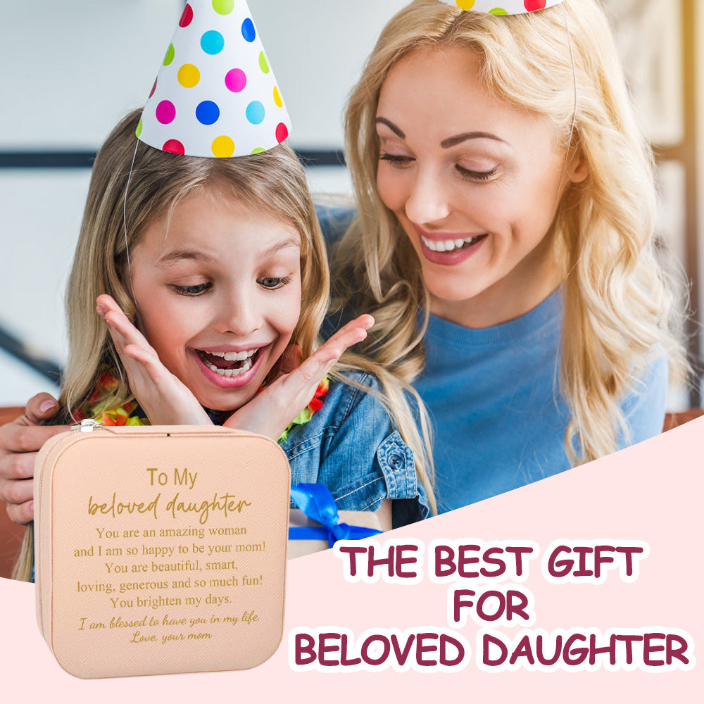 Personalized Jewelry Box Custom Jewelry Organizer Storage Gift for Daughter