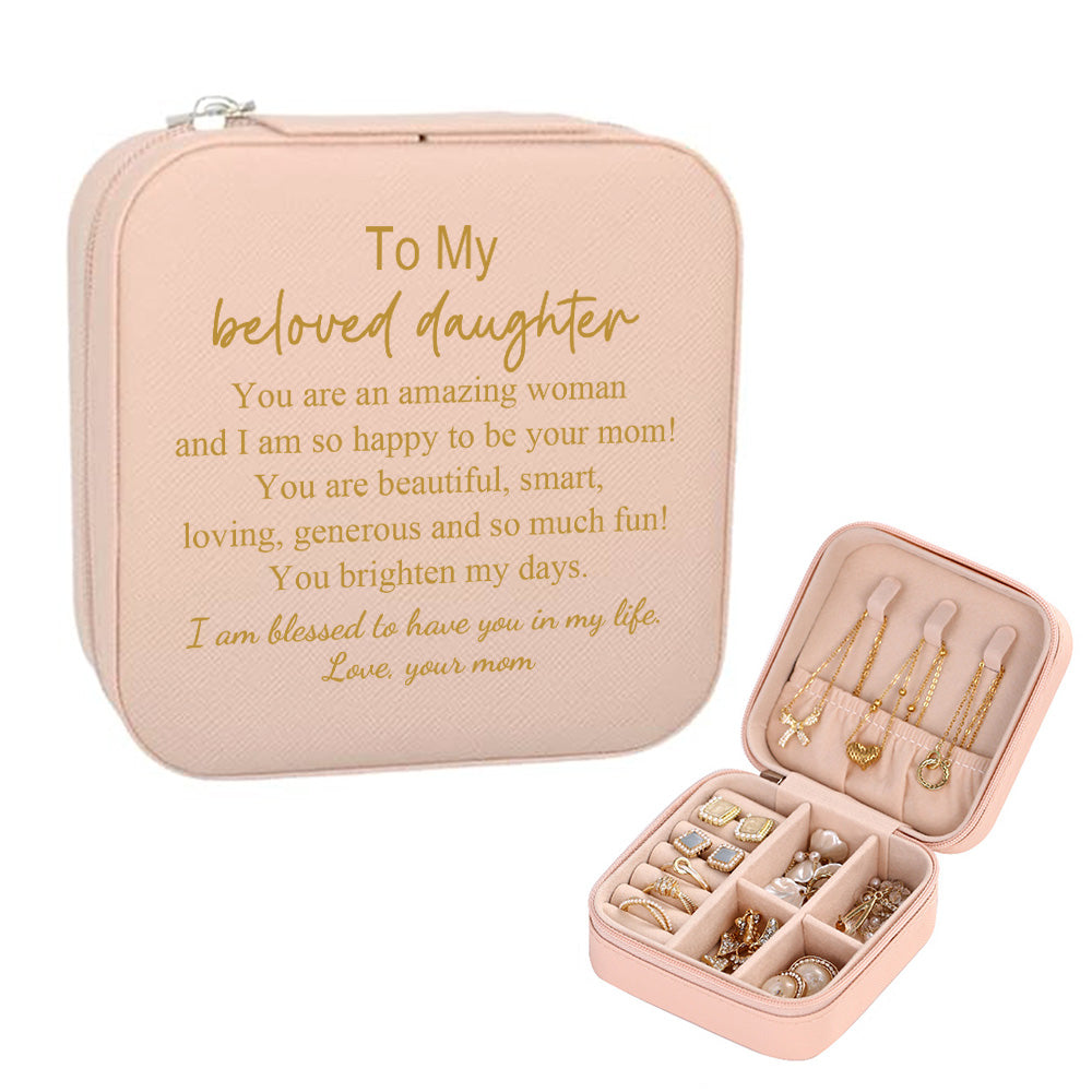 Personalized Jewelry Box Custom Jewelry Organizer Storage Gift for Daughter