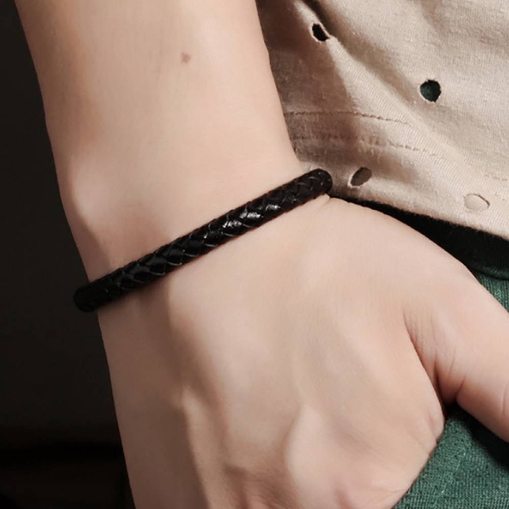 Men S Leather Bracelet Leather