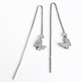 Butterfly Ear Lines Sterling Silver