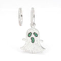 Ghost Drop Earrings Asymmetry Jewelry