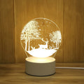 Deer In The Snow Night Light Children S Lights