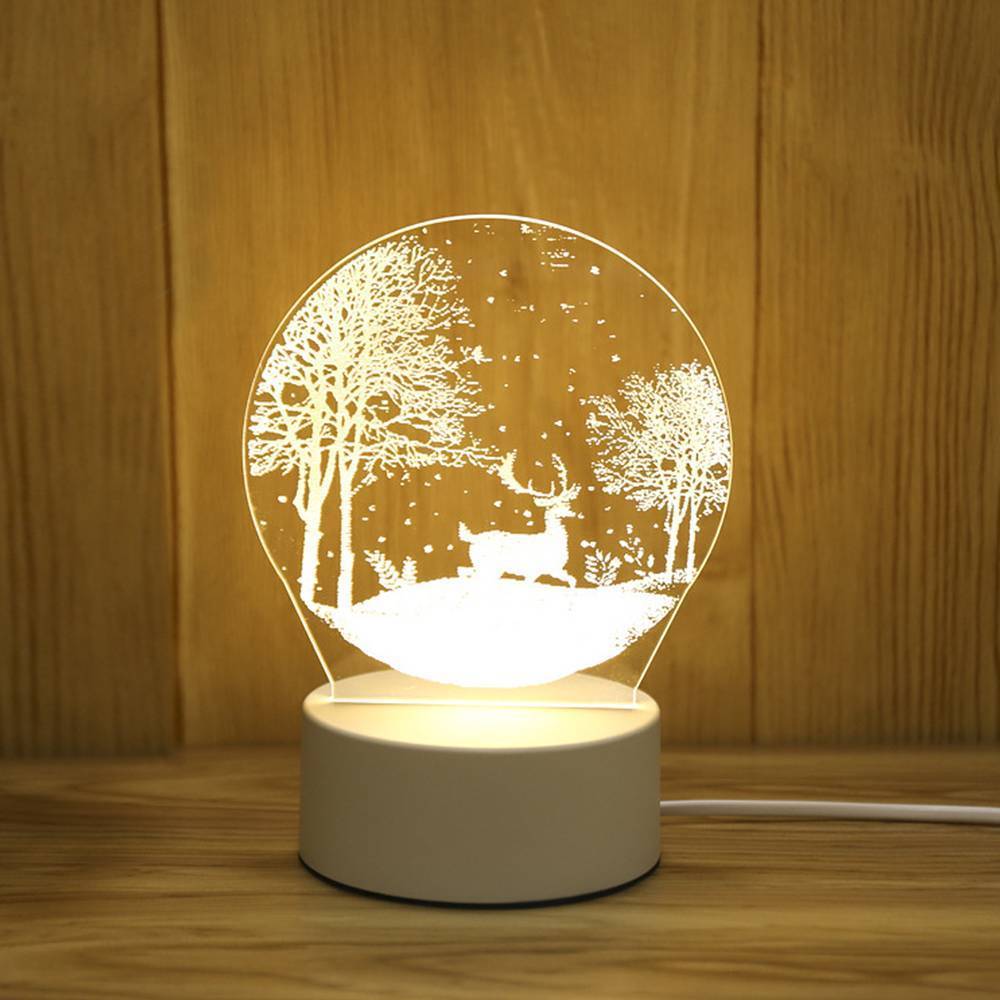 Deer In The Snow Night Light Children S Lights