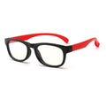 Blue Light Blocking Glasses for Kids Glasses Super Flex Durable Black and Red