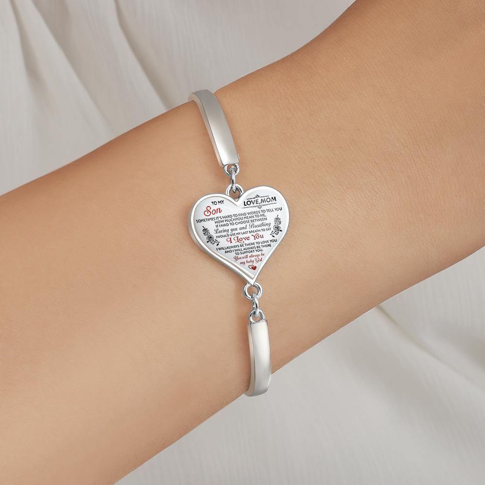 Heart Bracelet Perfect Christening Gift for Son