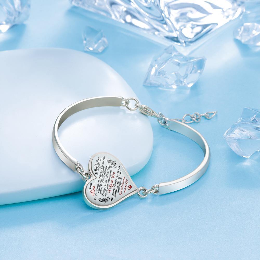 Heart Bracelet Perfect Christening Gift for Son