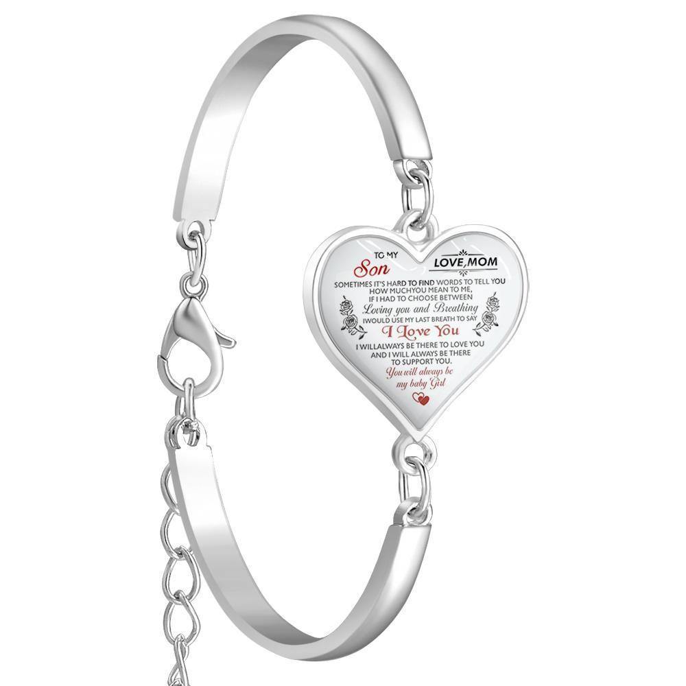 Heart Bracelet Perfect Christening Gift for Son