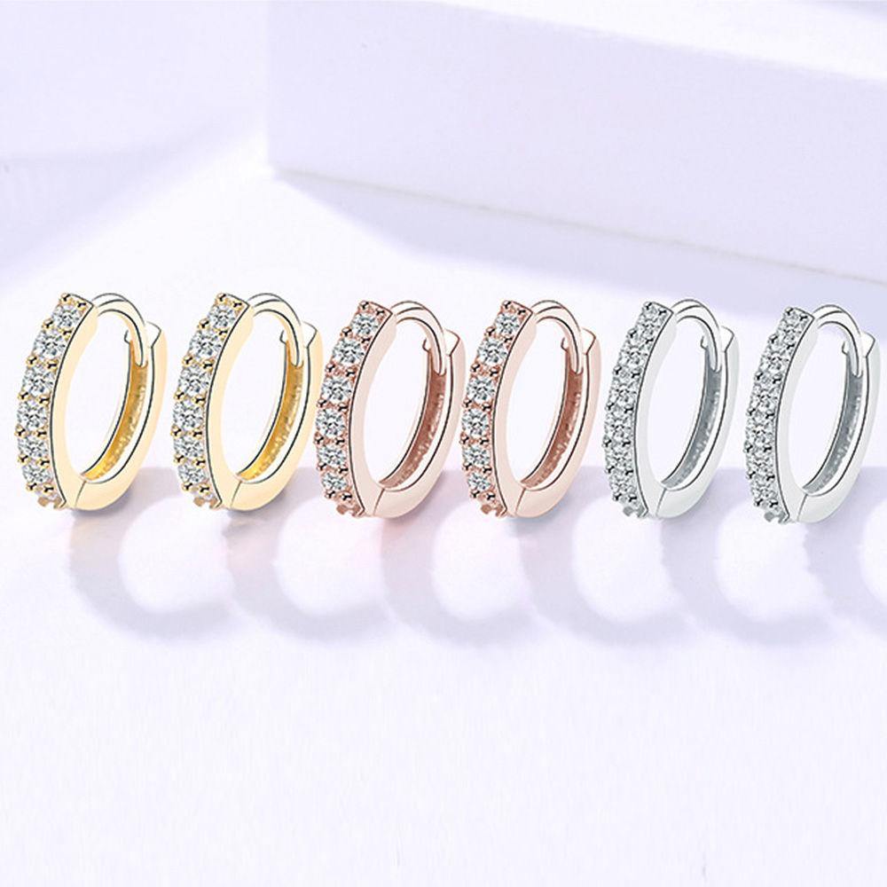 Elegant Earrings Gold Plated Silver