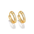 Stylish Earrings Gold Plated Silver
