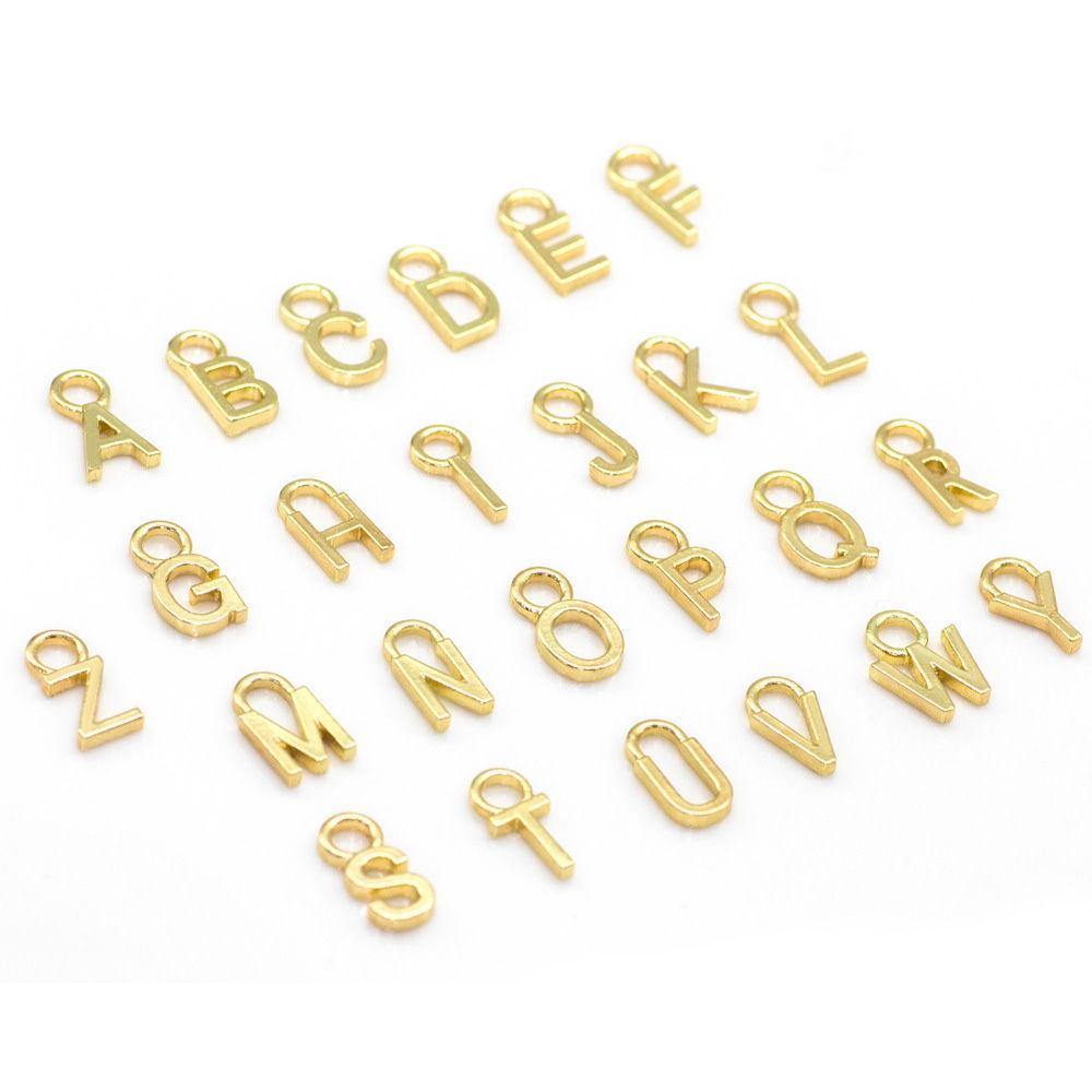 Alphabet N Earrings Gold Plated Alloy