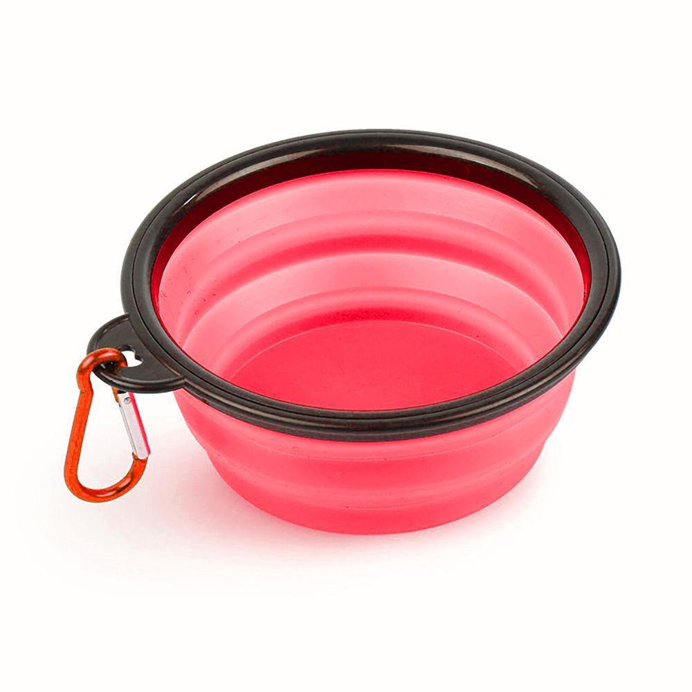 Pet Bowl Silicone Pink