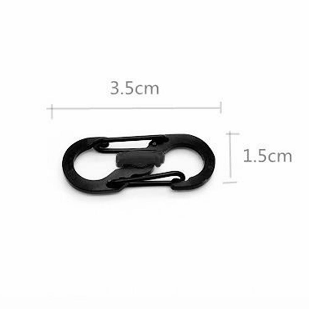 Dog Tag Clip Stainless Steel Black