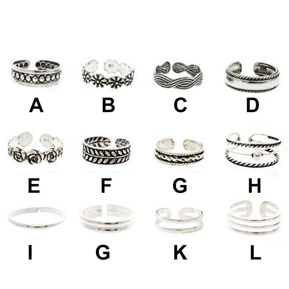 Vintage Open Toe Ring, Joint Ring Flower