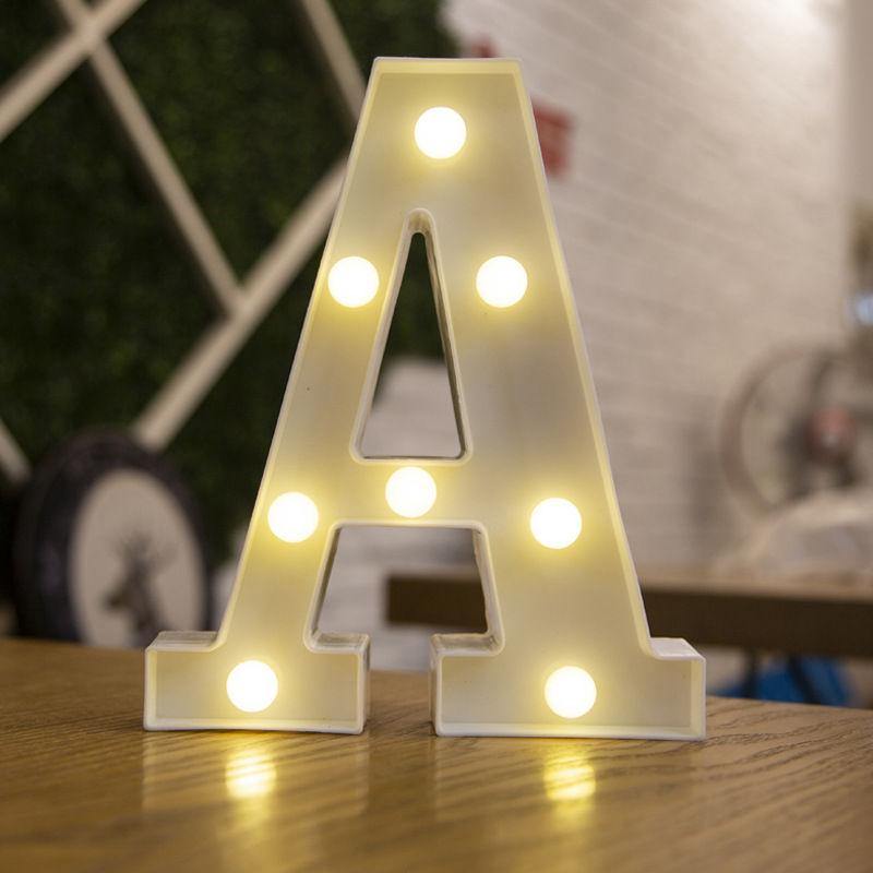 Light Up Letters Name Lights Gift  Wedding Lights Decor  26 Letters And 9 Numbers