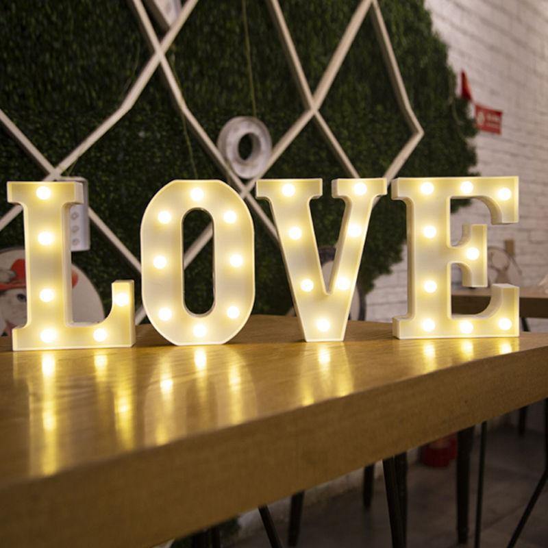 Light Up Letters Name Light Gift"A"