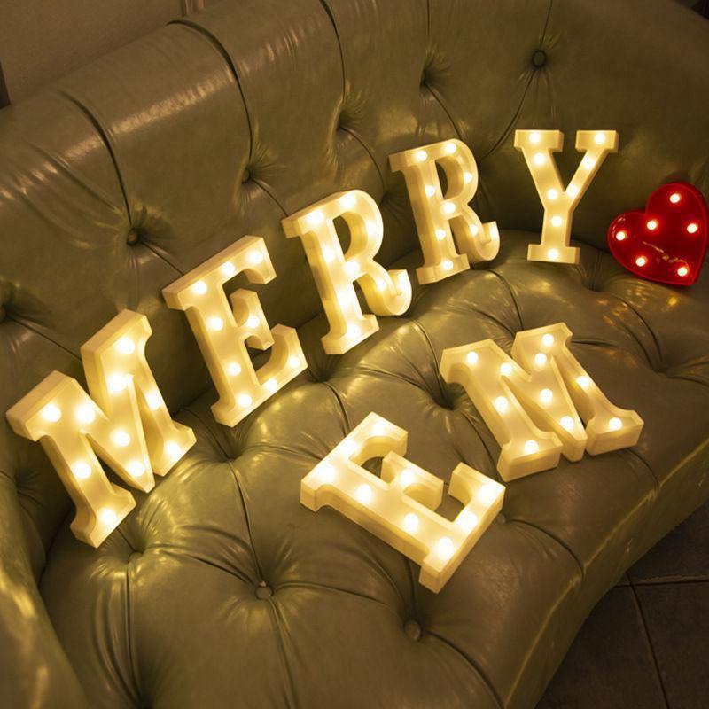 Light Up Letters Name Lights Gift  Wedding Lights Decor  26 Letters And 9 Numbers