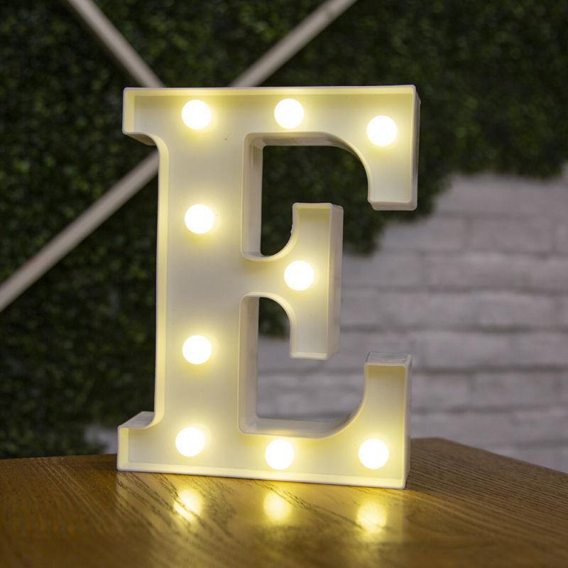 Light Up Letters Name Light Gift"E"