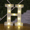 Light Up Letters Name Light Gift"H"