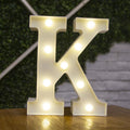 Light Up Letters Name Light Gift"K"