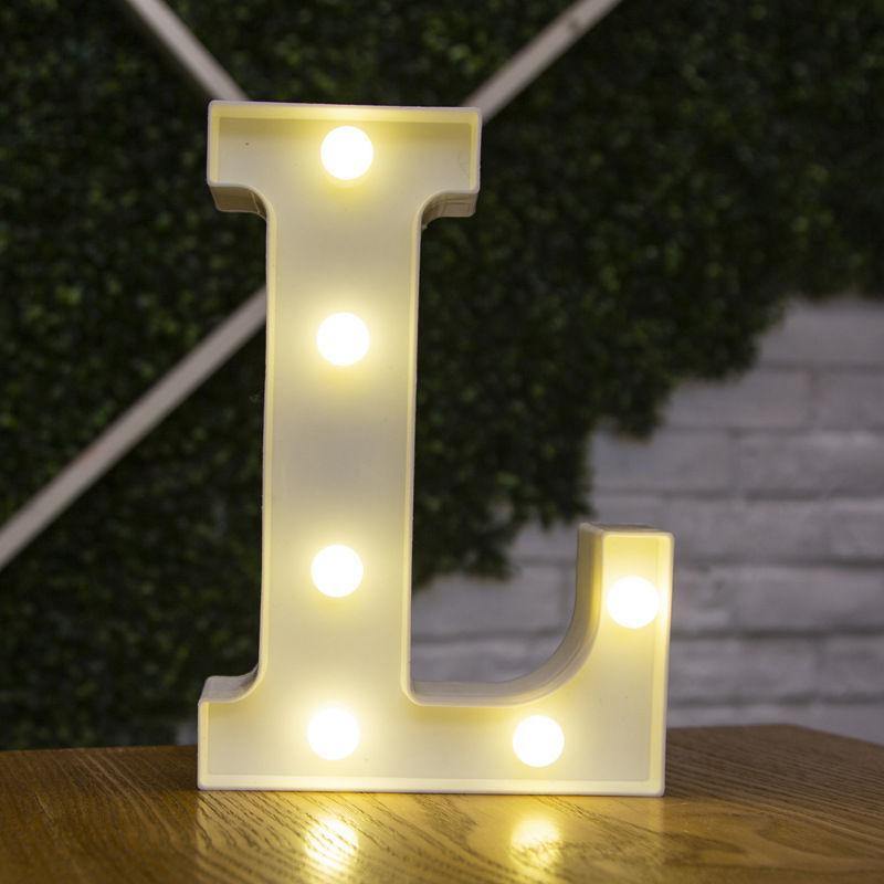 Light Up Letters Name Light Gift"L"