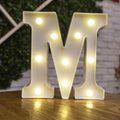 Light Up Letters Name Light Gift"M"