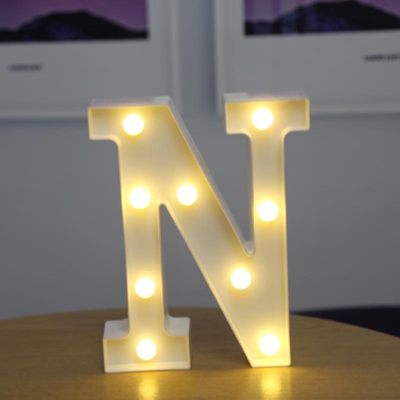 Light Up Letters Name Lights Gift  Wedding Lights Decor  26 Letters And 9 Numbers
