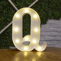 Light Up Letters Name Light Gift"Q"