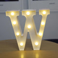Light Up Letters Name Light Gift"W"