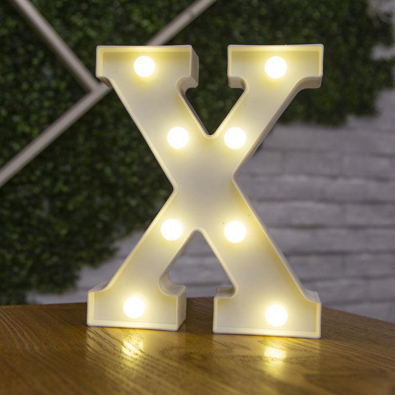 Light Up Letters Name Light Gift"X"