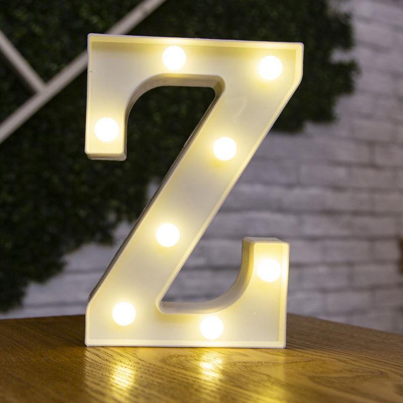 Light Up Letters Name Light Gift"Z"