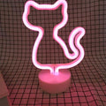 Home Night Light Neon Shape-Cat