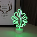 Home Night Light Neon Shape-Green Tree