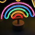 Home Night Light Neon Shape-Rainbow