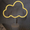 Home Night Light Neon Shape-Clouds