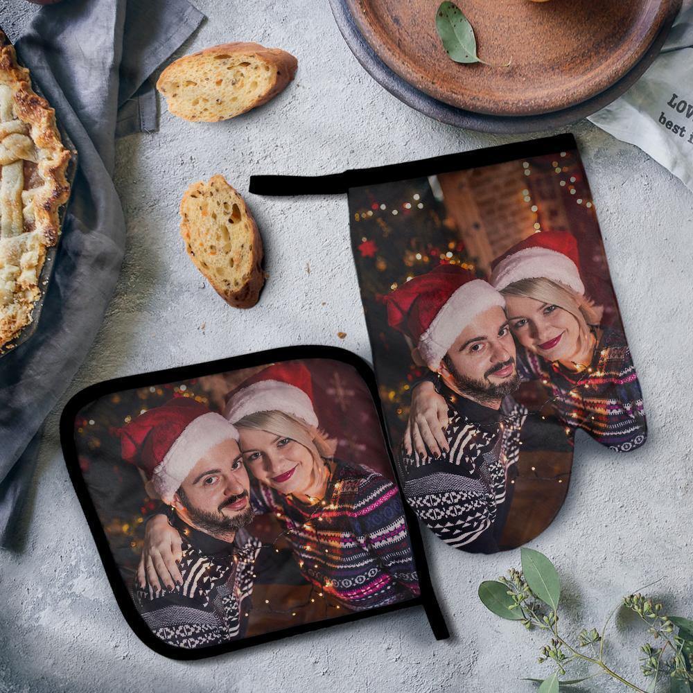 Custom Oven Glove Photo Glove for Family Christmas