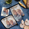 Engraved Photo Oven Glove Baking Glove Family Gift