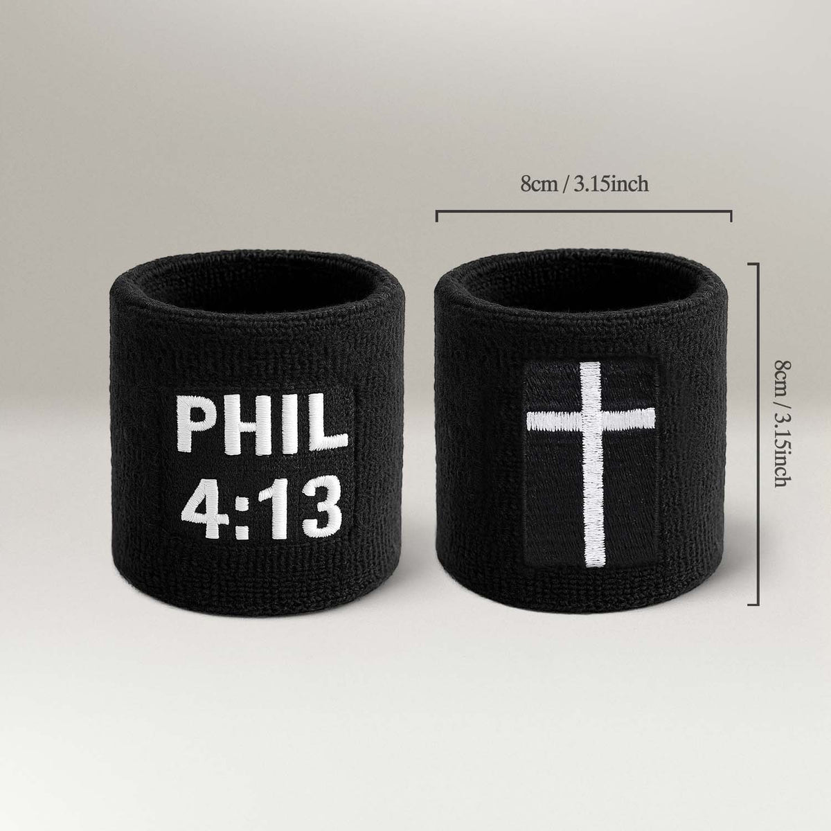 1 Pair Faith Cross Drip Wristband Baseball Drip Baseball Accessories Cross Sports Wristband Absorbent Sweat Band Athletic Christian Faith for Sports Basketball Football Gym Workout